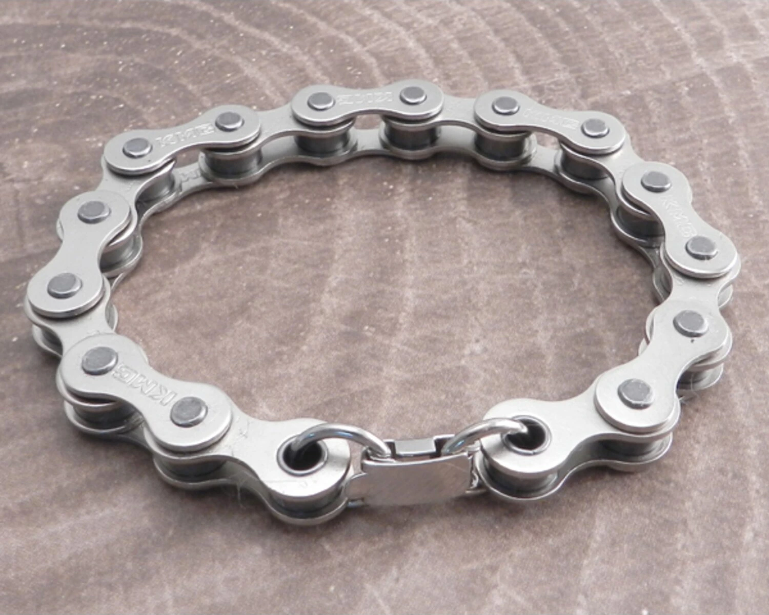 Amigaz Bike Chain Bracelet 8", Silver
