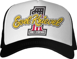 Evel Knievel King Of Stuntmen Trucker Cap
