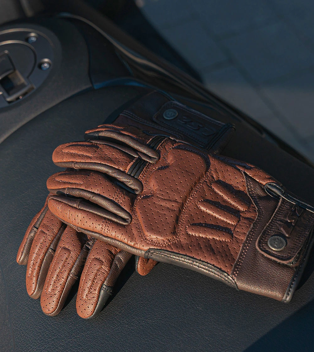 LS2 Rust Man Gloves - Black, S