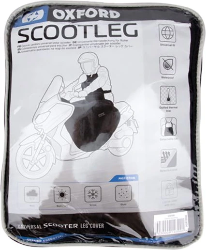 (EN) Rainproof leg protector OXFORD Scootleg krāsa melna, izmērs OS