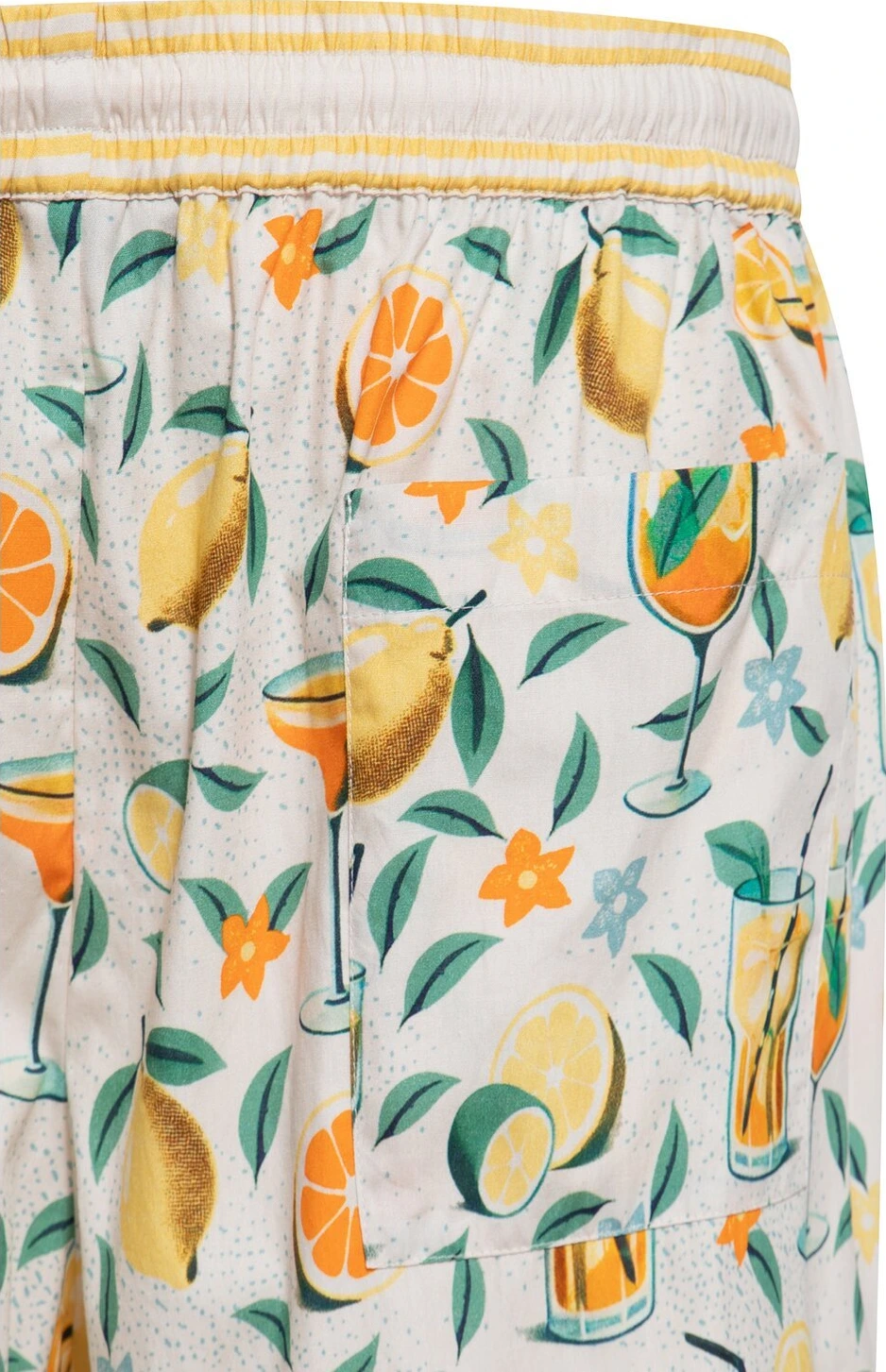 King Kerosin Citrus Cocktail short, creme Beige, 2XL
