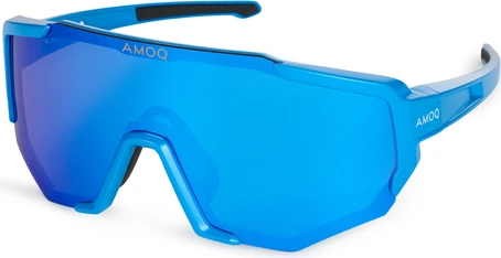 AMOQ Blast saulesbrilles ar polarizētām zila/zila spoguļstikla lēcām