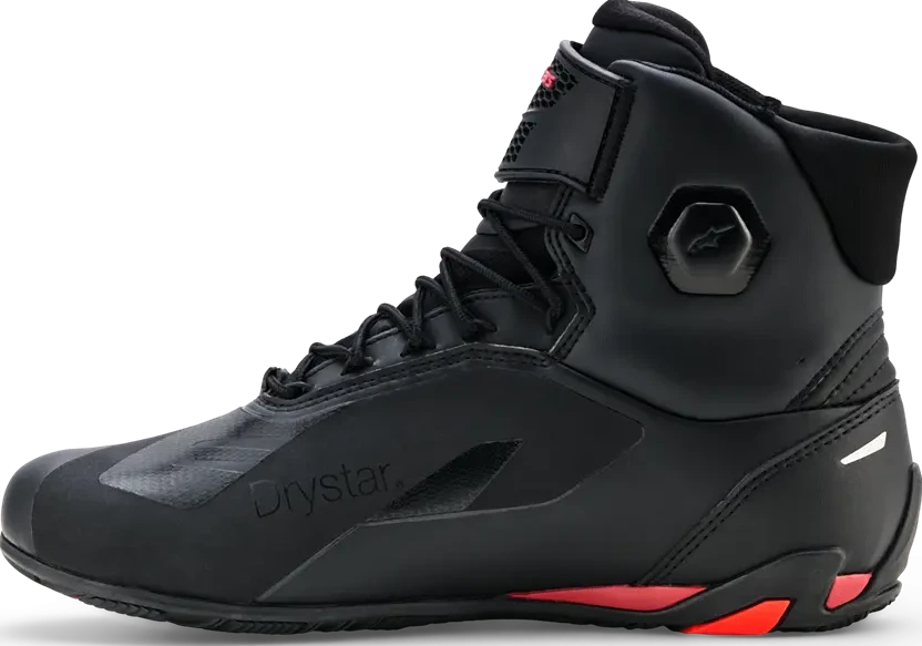 SHOES FASTER-4 DS BLACK/RIO RED/FLUO 7