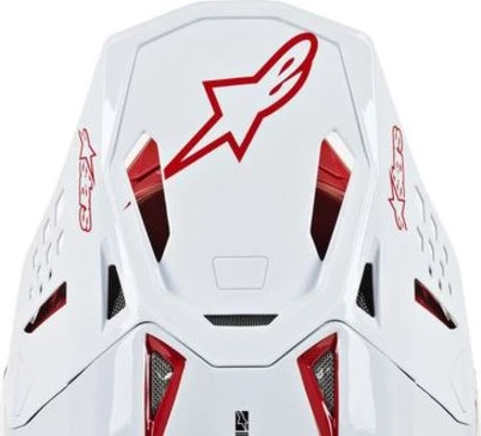 Alpinestars Visor S-M10 - DYNO White Glossy