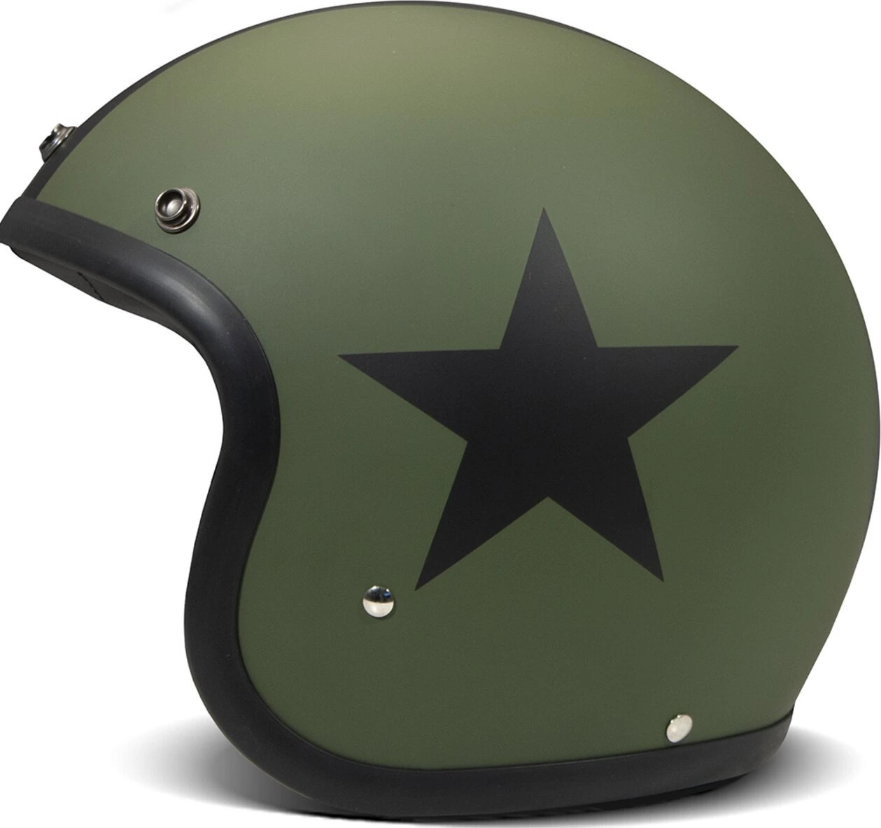 DMD Retro helmet, star Green, Green, XS, Matte