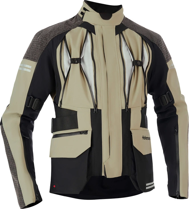 Halvarssons Textile jacket Dalen Khaki/Black, 48
