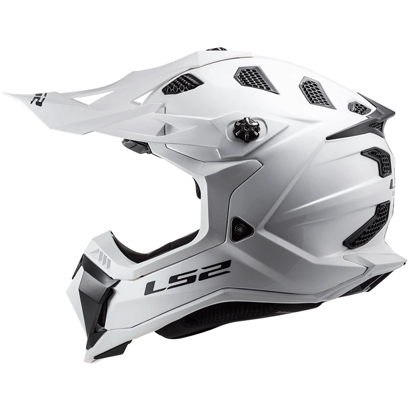 LS2 MX700 SUBVERTER II EVO SINGLE MONO helmet - S, Gloss White
