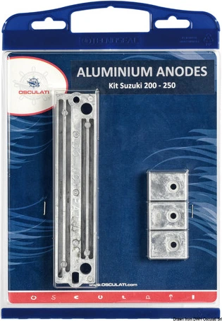 Osculati anode kit (alu) Suzuki 200-250HP