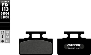 BRAKE PAD SEMI METAL