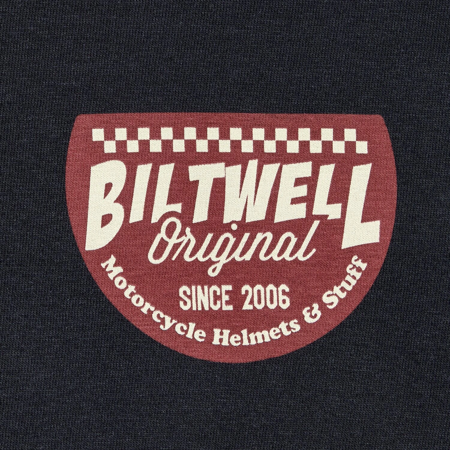 Biltwell Left turn long sleeve t-shirt, Black, S