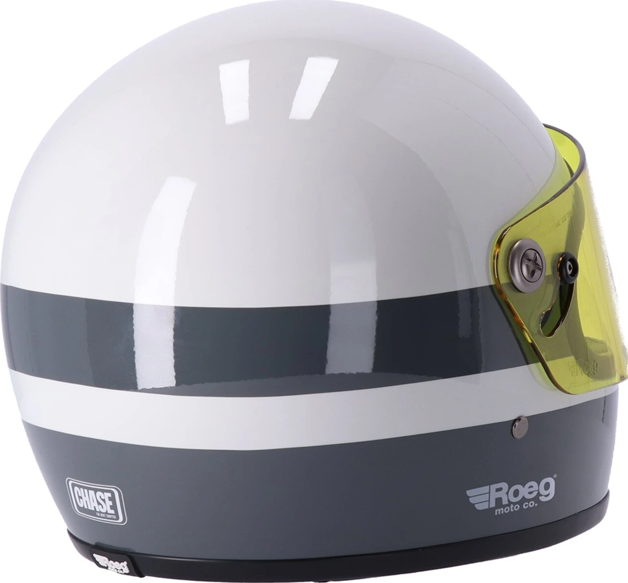 Roeg Chase Fog Line helmet, Gray, XS, Gloss