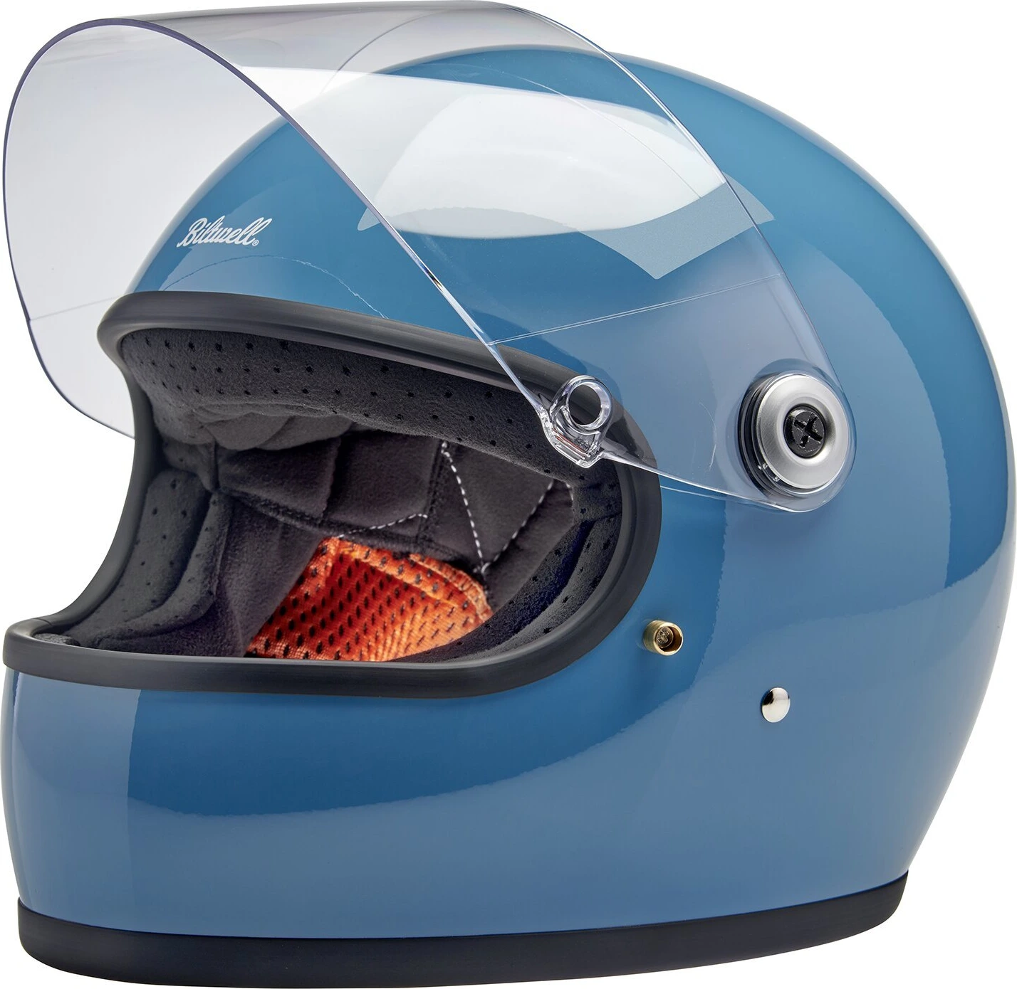 Biltwell Gringo S helmet dove, Blue, XS, Gloss