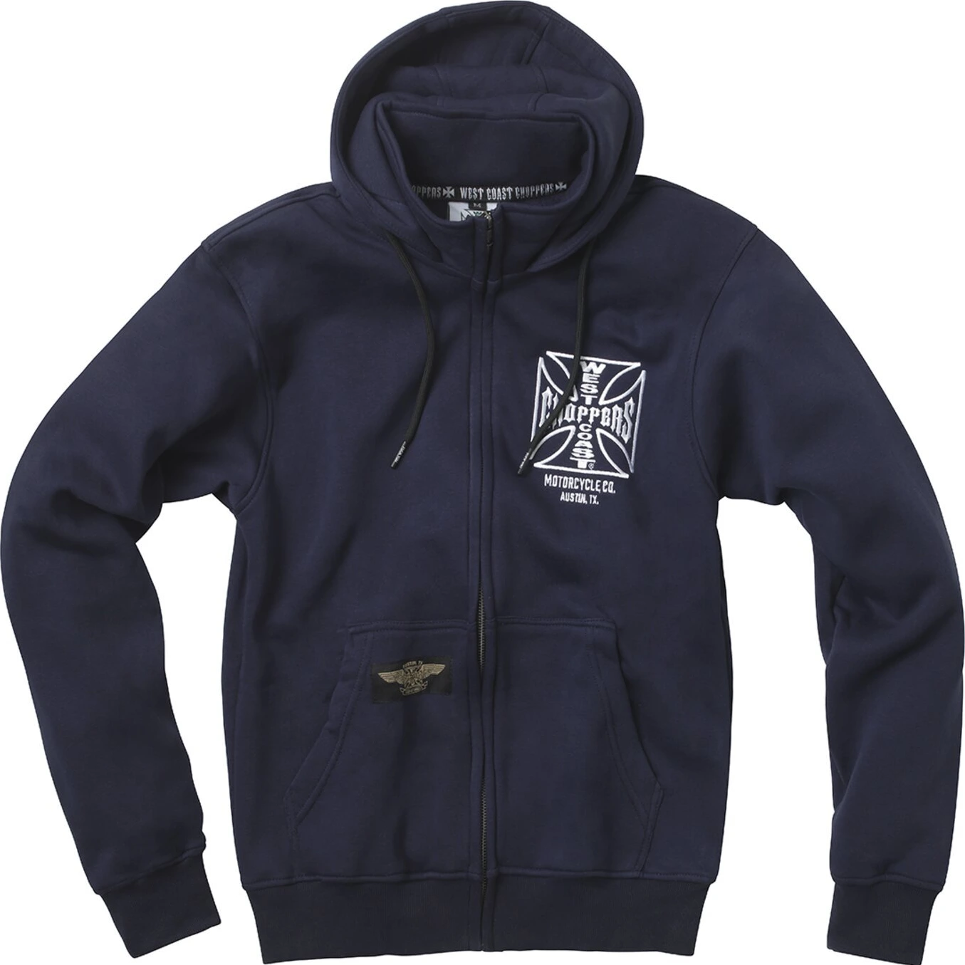 WCC OG ATX zip hoodie, Navy, blue, M
