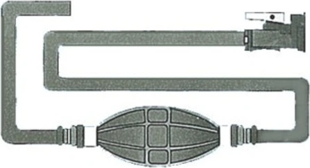Osculati fuel line w/OMC connector