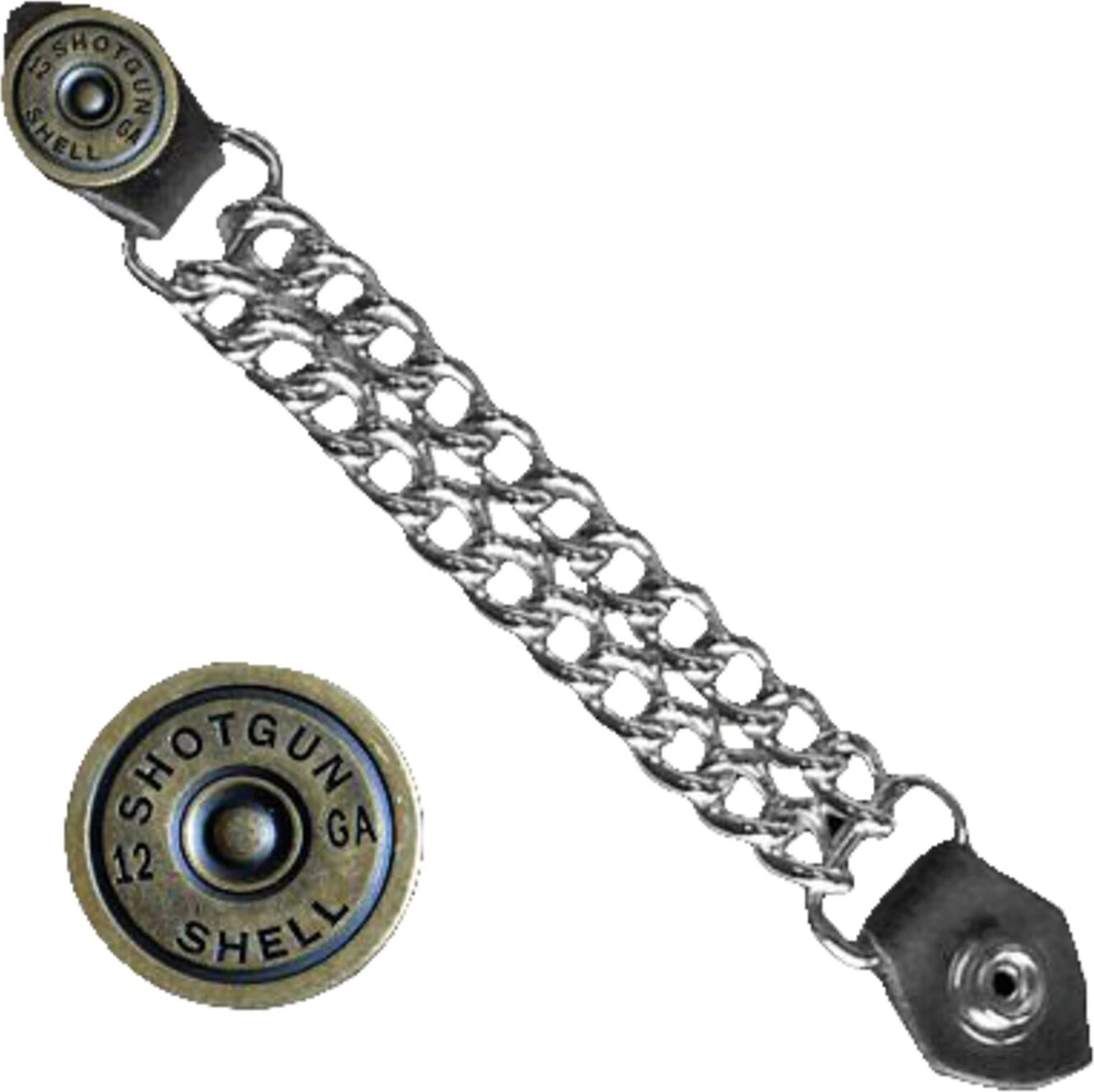 Vest extender Shotgun shell brass oxide