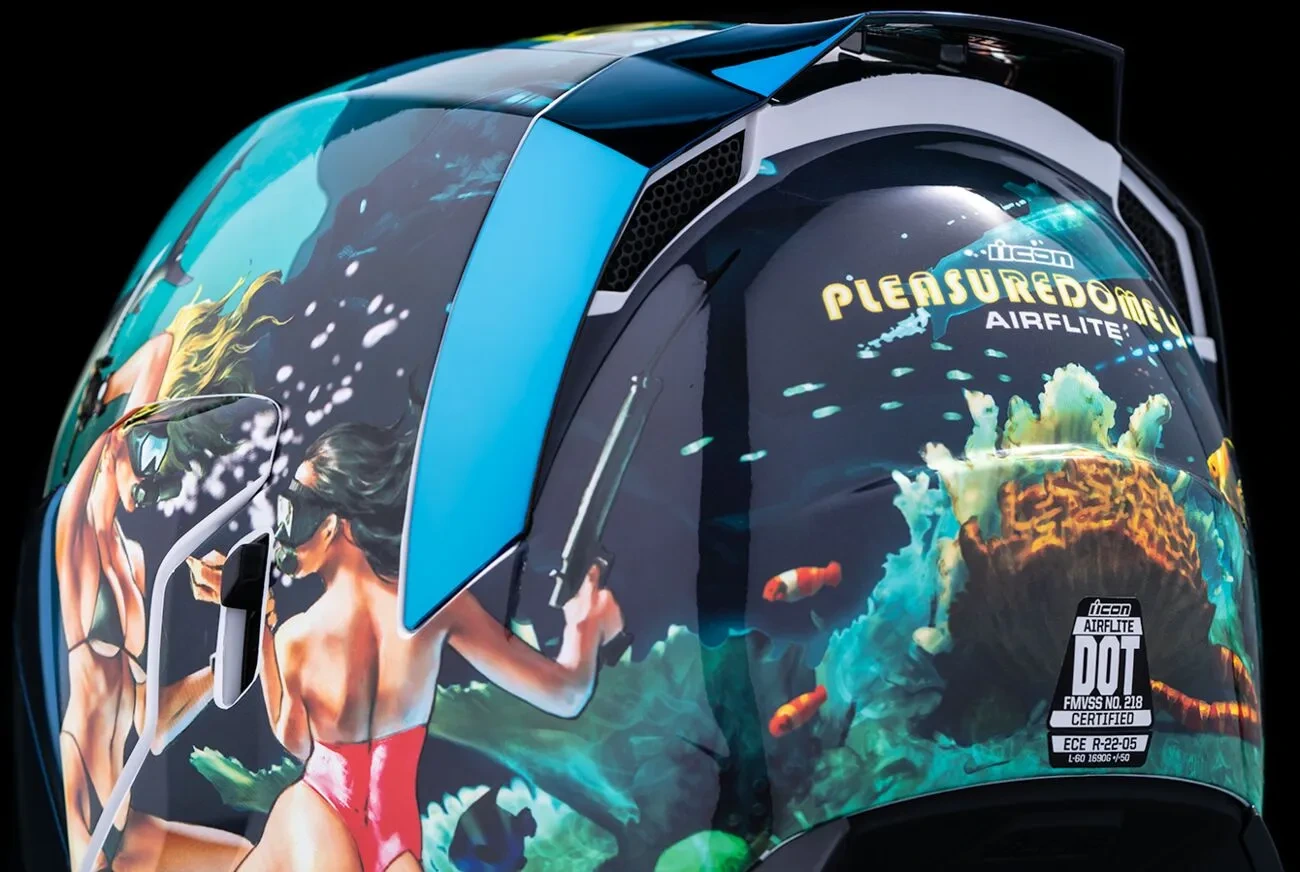 HELMET AIRFLITE PLEASUREDOME4 BLUE LG