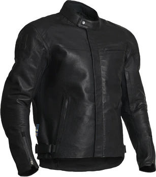 Halvarssons Leather Jacket Mangen Black 48