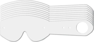 Vista Goggle Tear-Offs