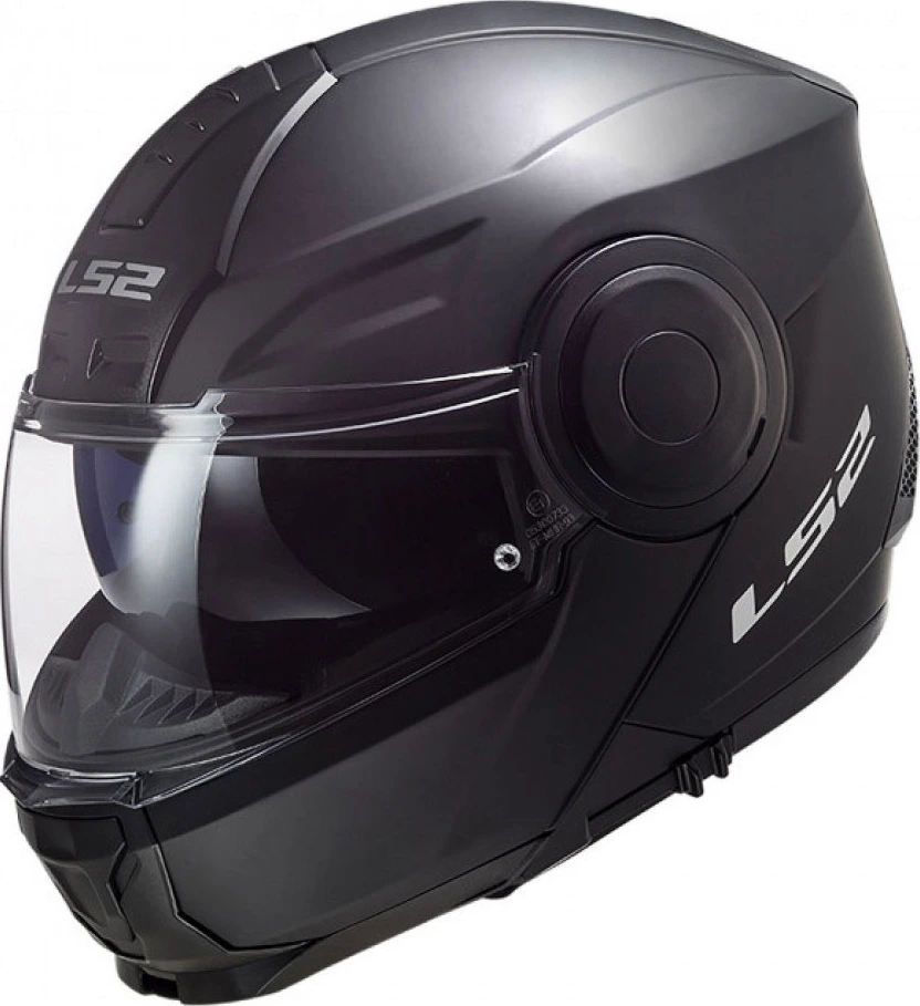 LS2 FF902 SCOPE II Solid Helmet - S, Gloss Black