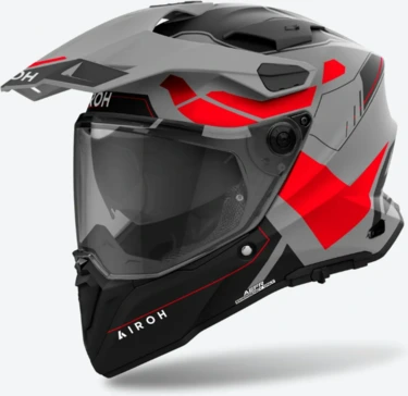 Airoh Helmet Commander 2 Reveal Red Fluo Matt, XL