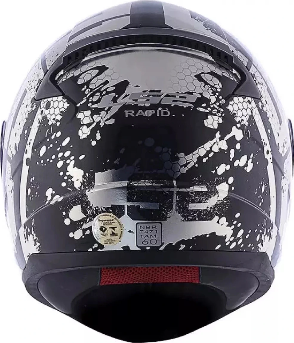 LS2 FF353 RAPID SPY helmet - Matt Black Silver, M