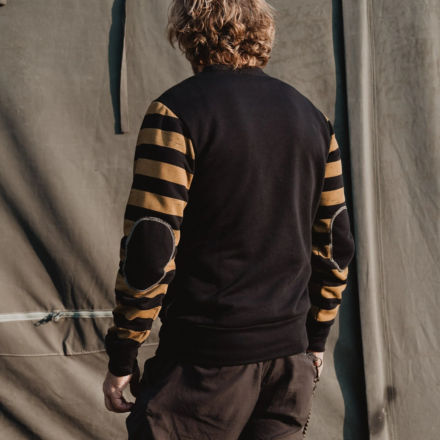 Holy Freedom Clockwork sweatshirt, Yellow, black, L
