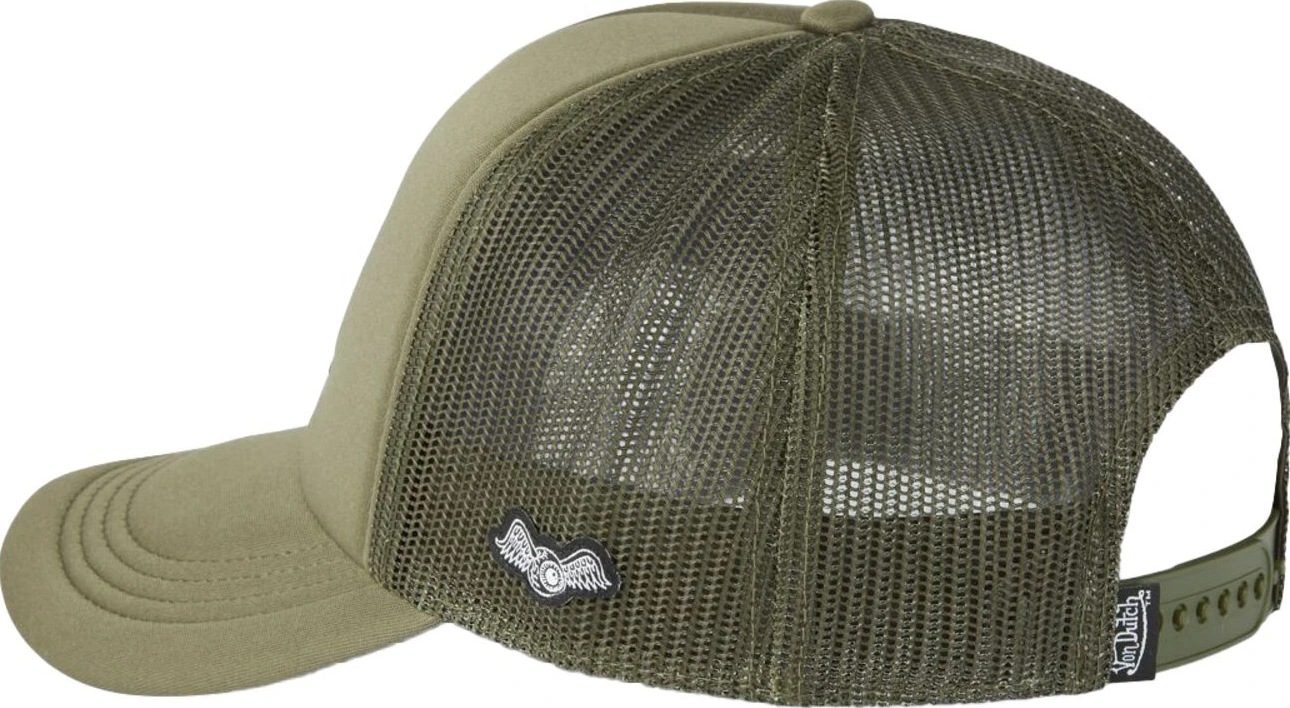 Von Dutch Foam cap, olive, Green
