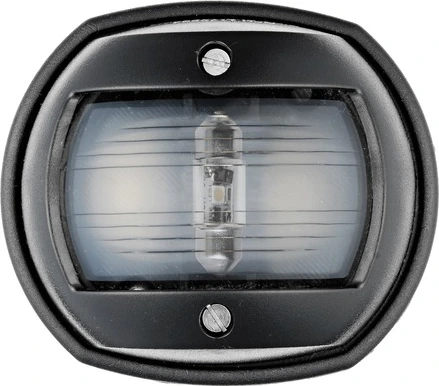 Compact 12 LED navigation light black - white 135°