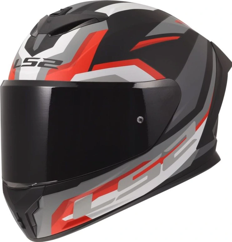 LS2 FF820 RAPID III HYPER Helmet - Black Red, 3XL