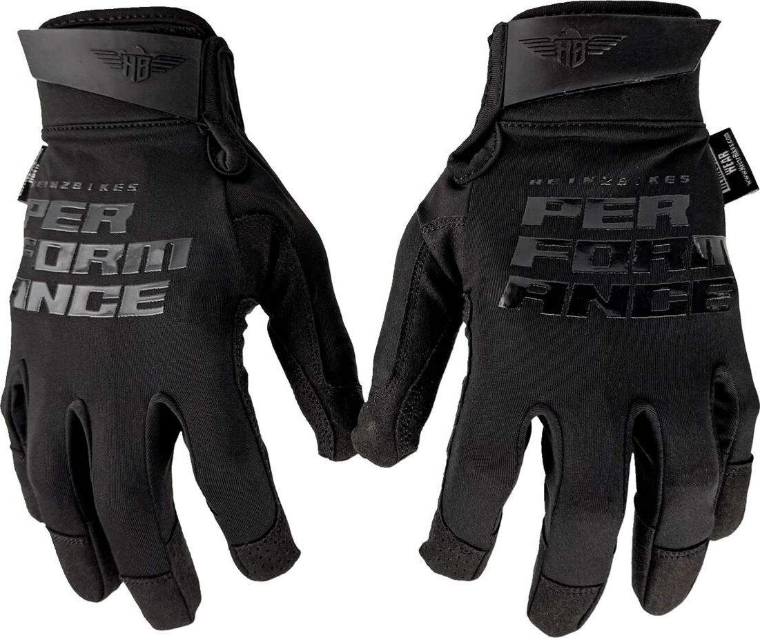 HeinzBikes Performance gloves, Black, L
