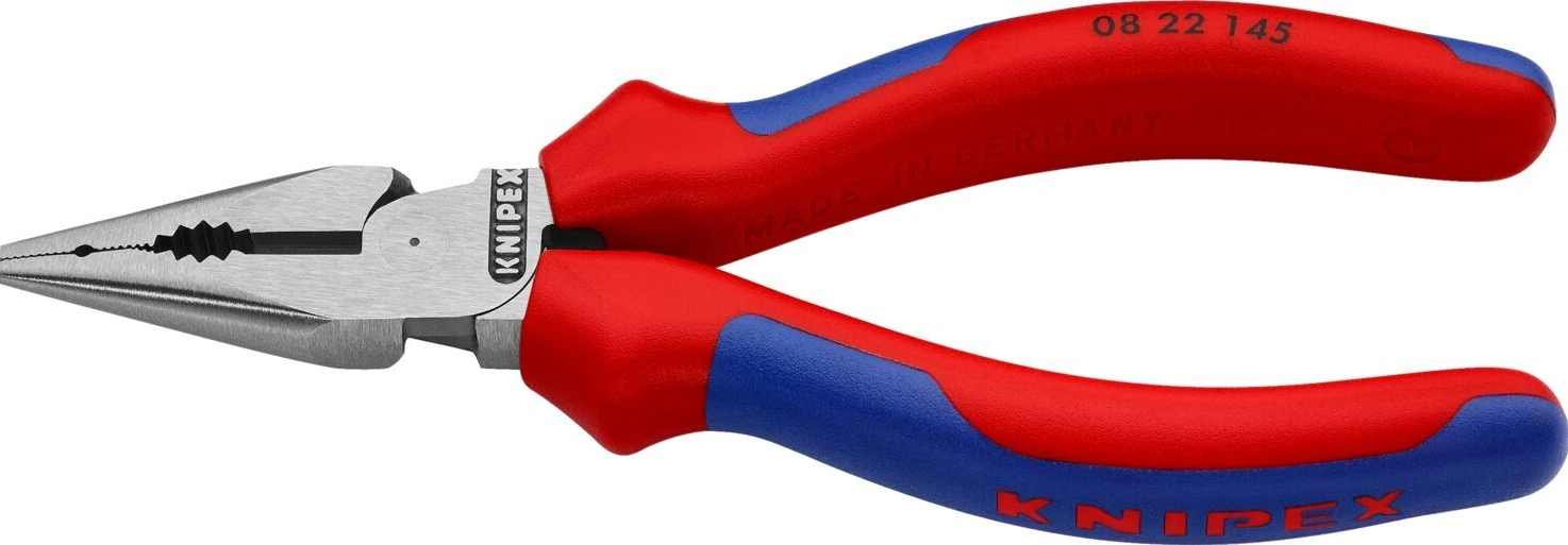 Knipex needle nose combination pliers 145mm, Black