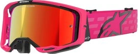 Alpinestars Goggle Vision 8 CORP PINK Mirror Red/