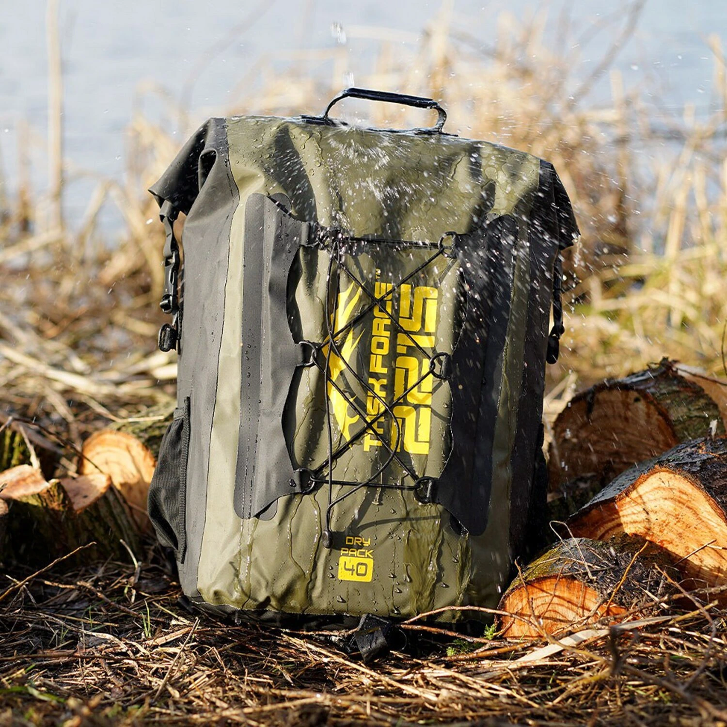 Army Surplus Wolf River Dry bag 40L, Green