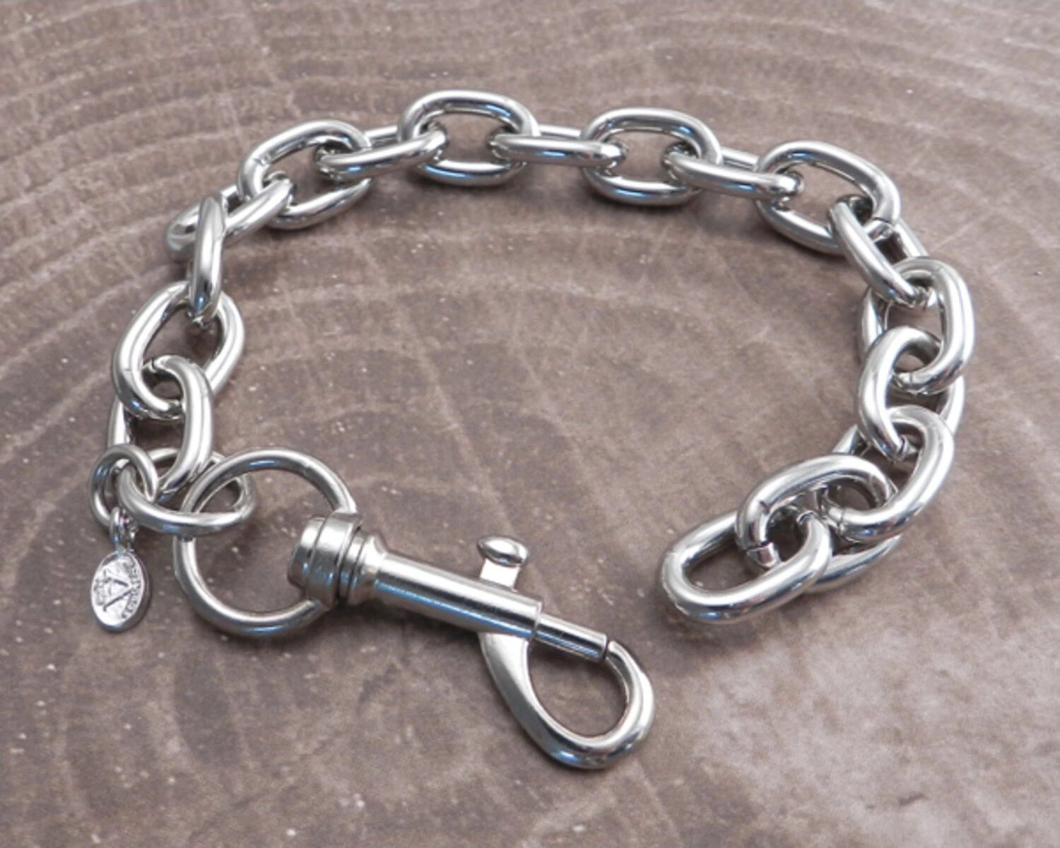 Amigaz Link Chain Bracelet, Silver