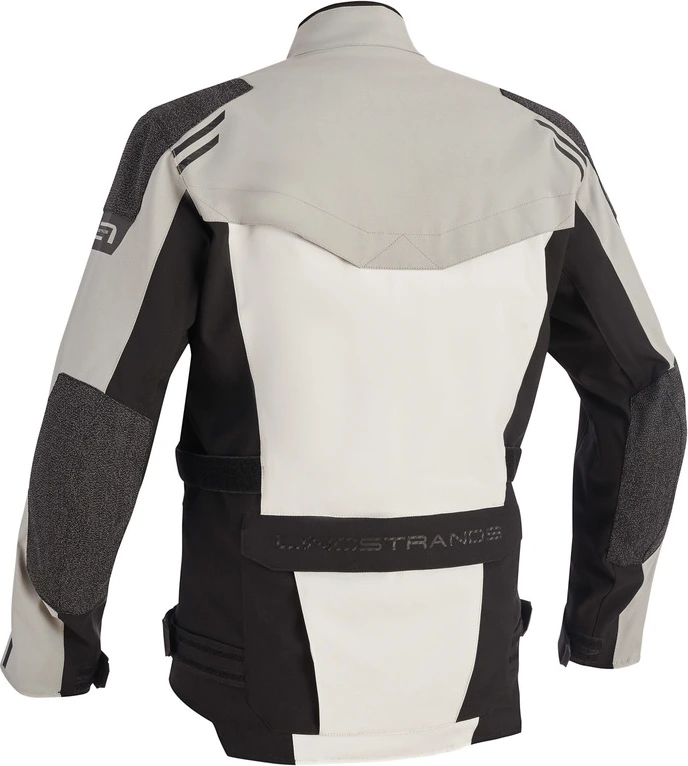 Lindstrands Textile Jacket Storbo Light Grey Black, 48