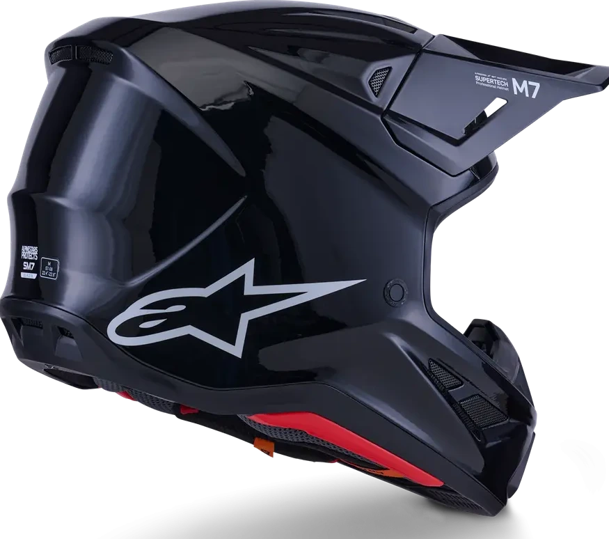 HELMET SM7 BLACK-GLOSS XS