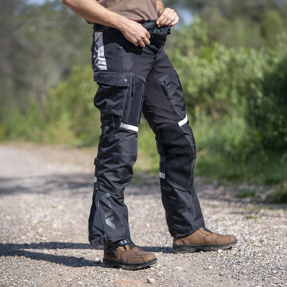 LS2 X-Master Man Pants - Black Grey, S