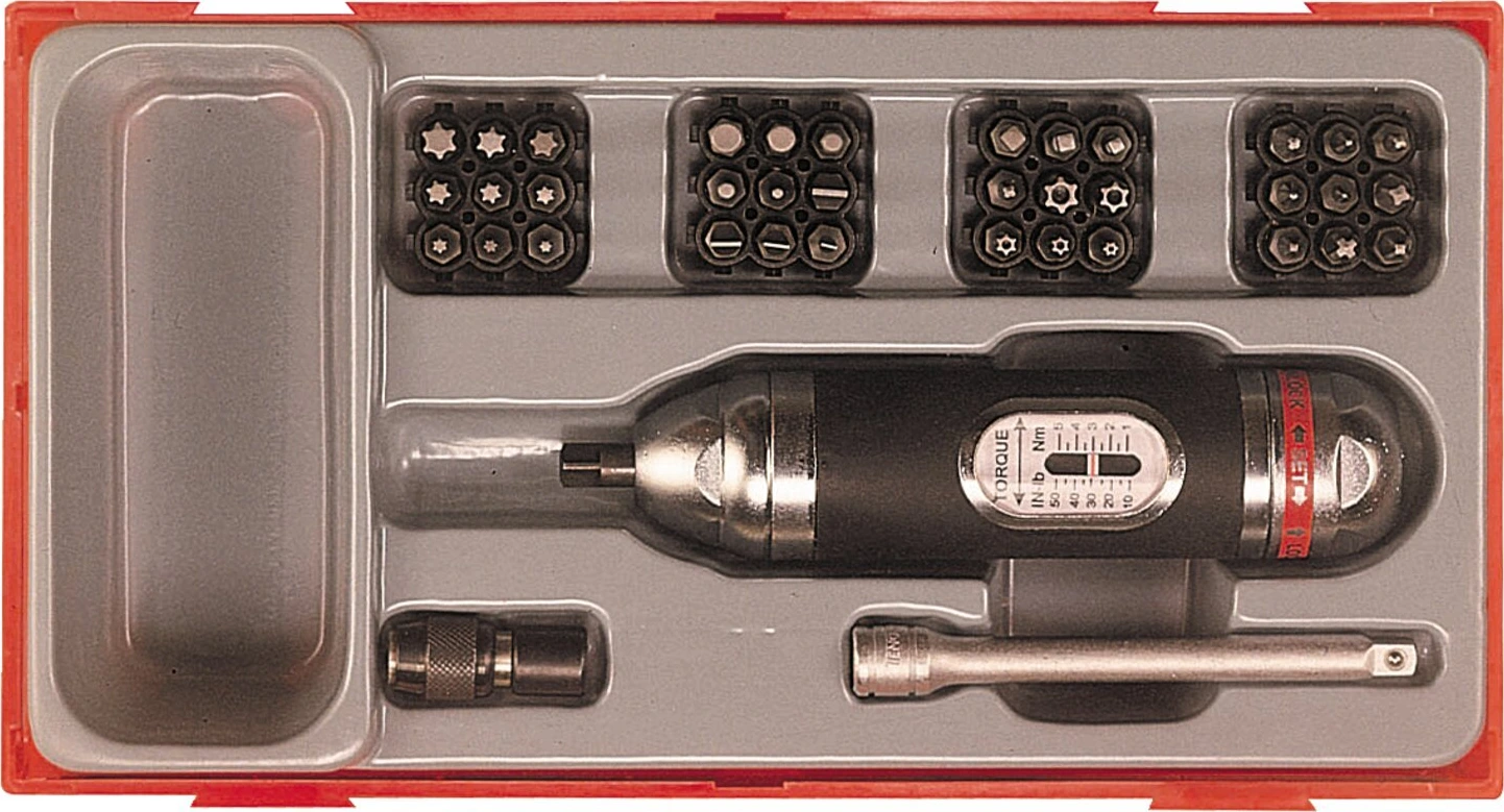 Teng Tools, skrūvgrieža griezes momenta atslēgas komplekts, 265 mm