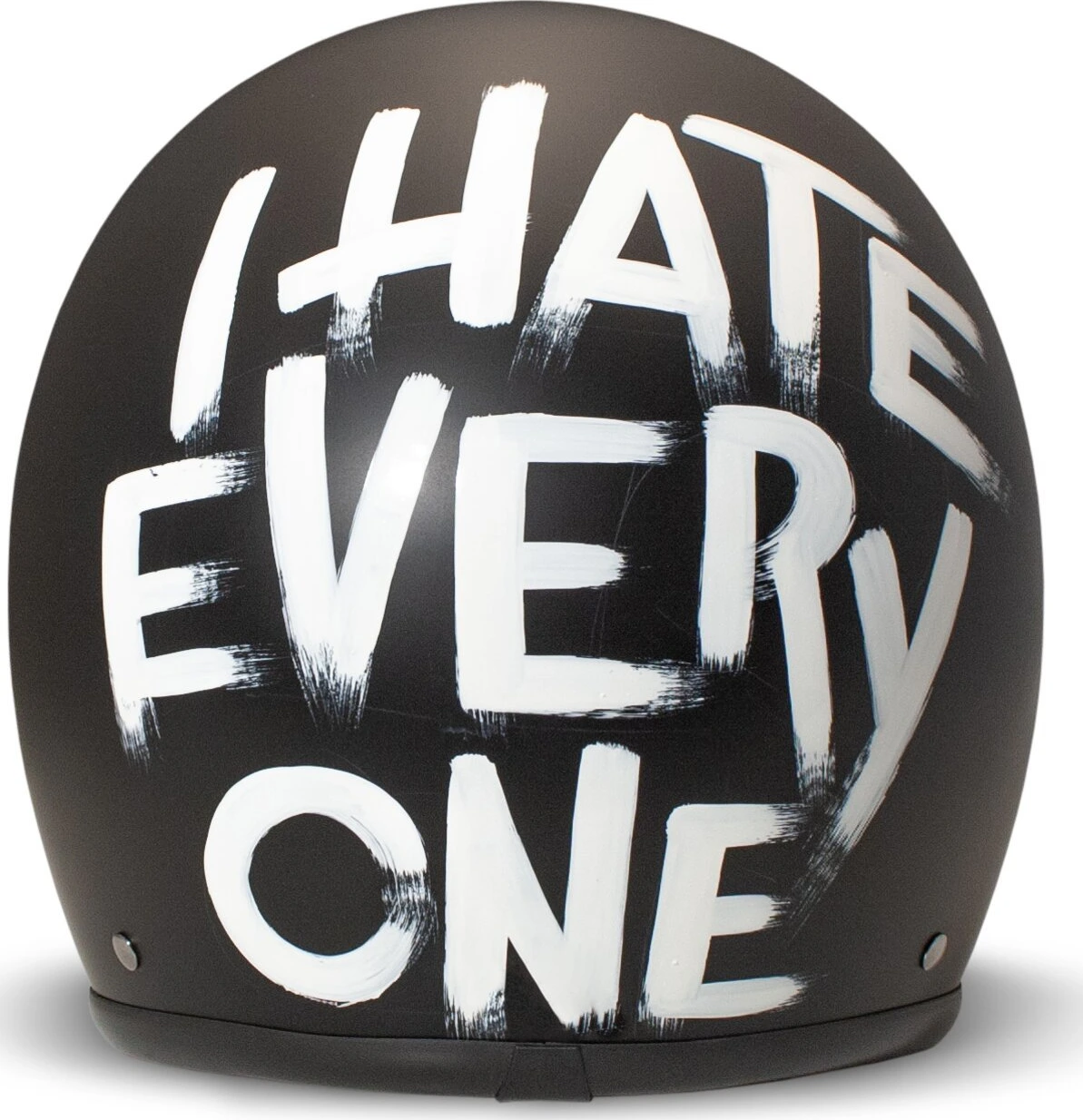 DMD Retro helmet I Hate Everyone, Black, S, Graphic