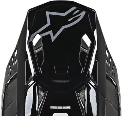 Alpinestars Visor S-M8 - RADIUM Black Glossy