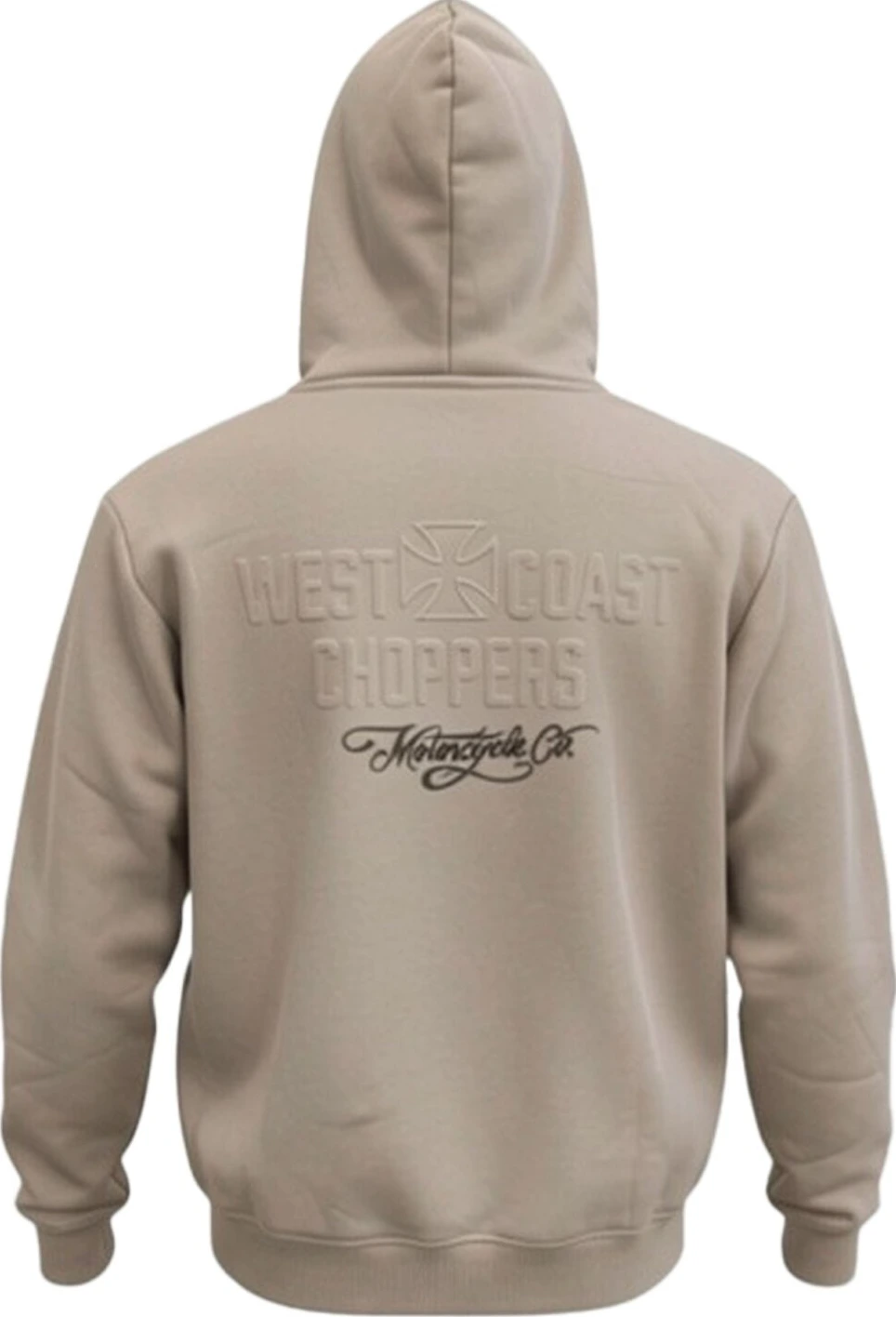 WCC Embossed hoodie, stone Beige, S