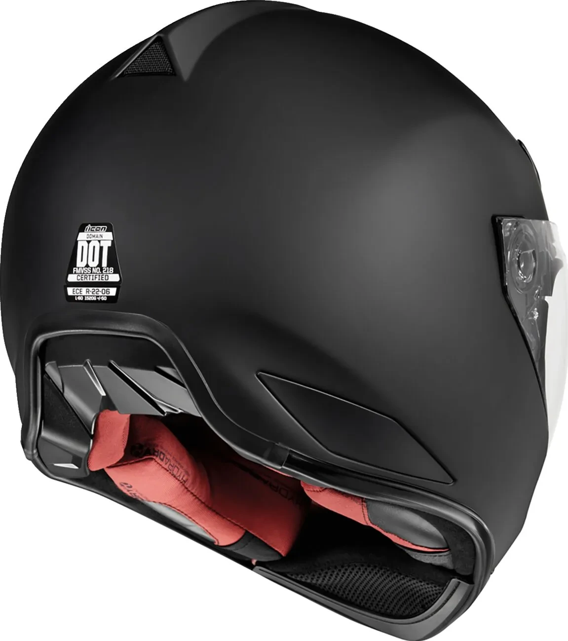HELMET DOMAIN RUB BLACK 2X