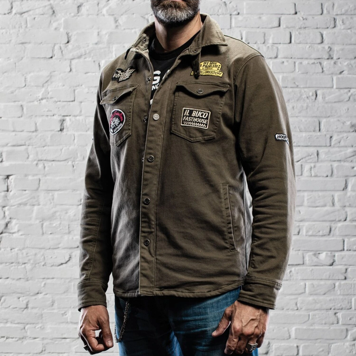 Holy Freedom Lieutenant jacket, military Green, Green, S