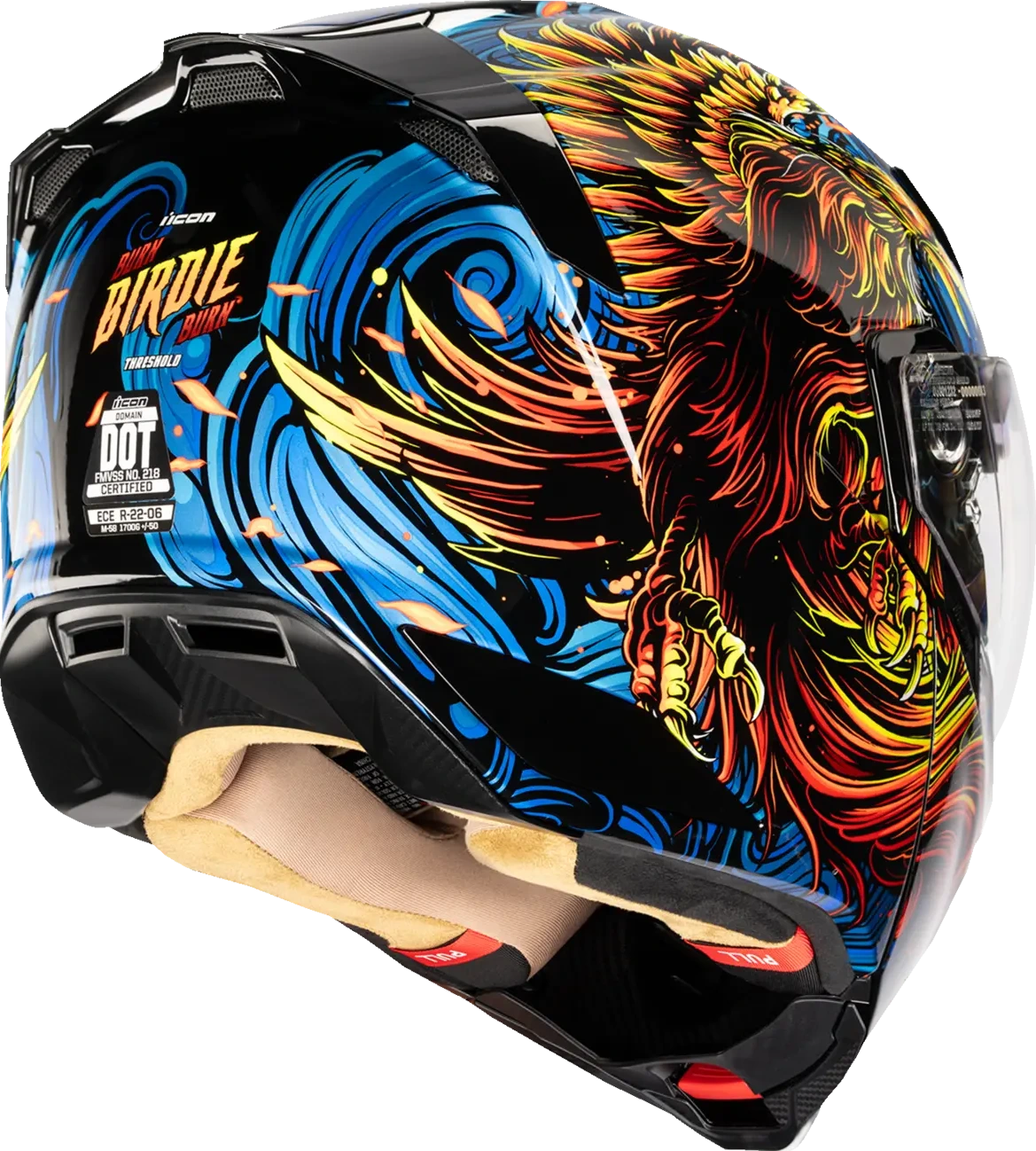 HELMET THRESHOLD BURNBIRDIEBURN BLUE XS