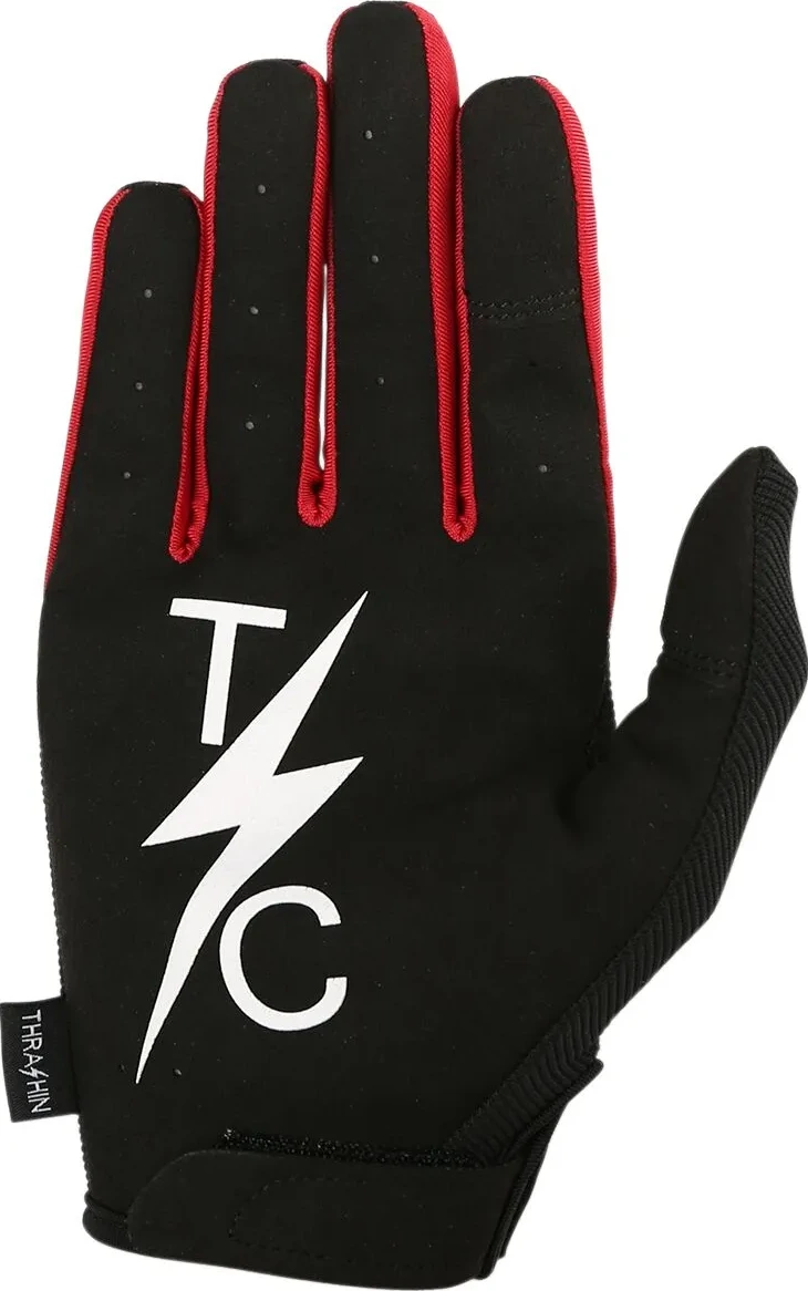 GLOVE STLTH BLK/RED MD