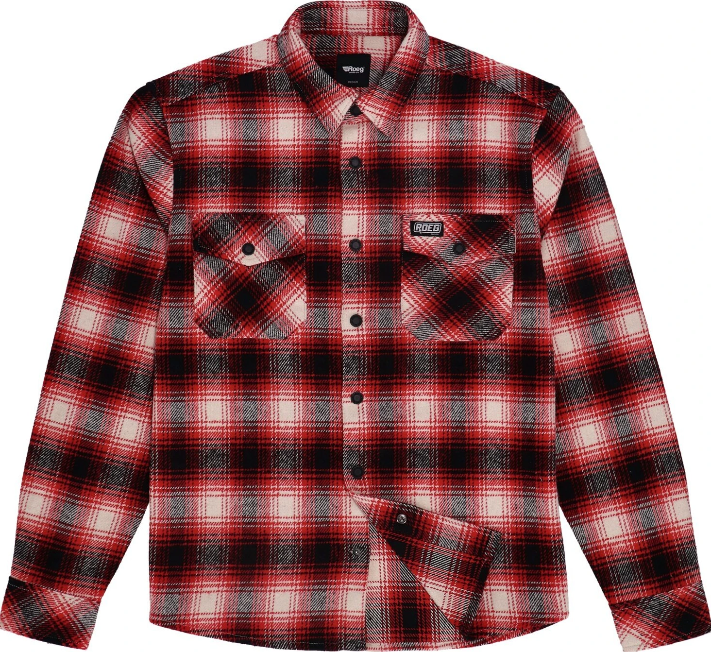 Roeg Blaze Flannel shirt, Red, S