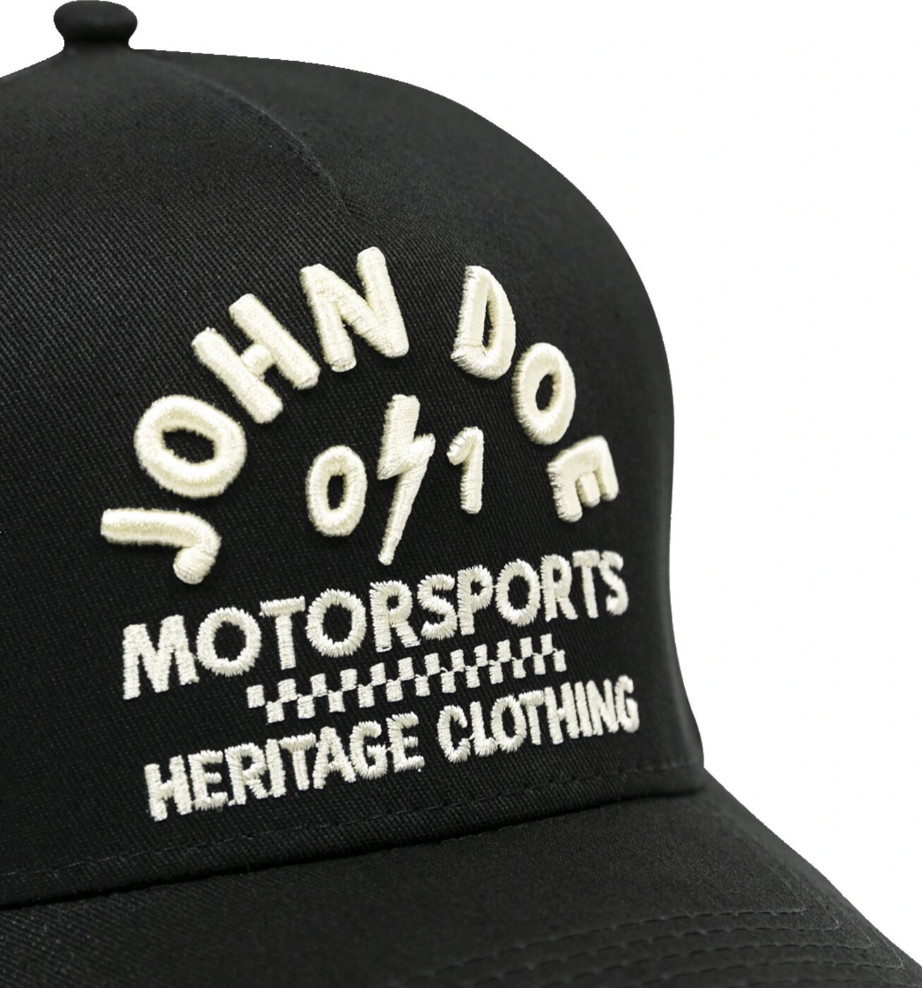 John Doe Black /White cap