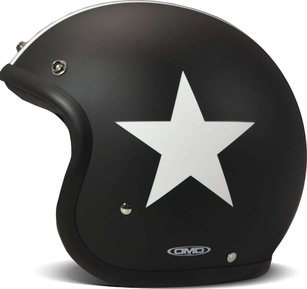DMD Retro helmet, star Black, Black, XS, Matte