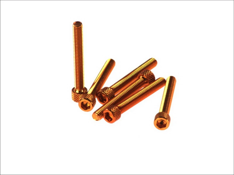 Skrūve (EN) Allen cylindrical (M6x45, krāsa oranža)
