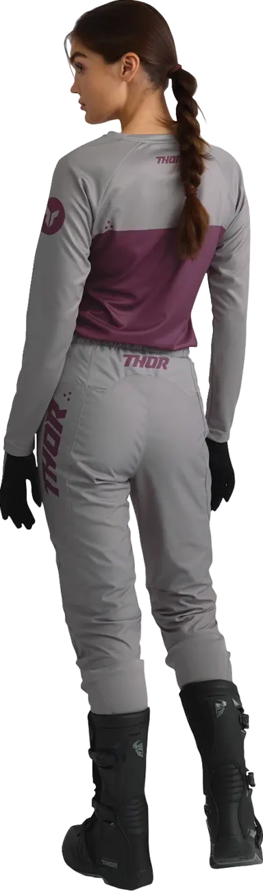 PANTS WOMENS RIDEMODE MENACE PURPLE/GRAY 11/12